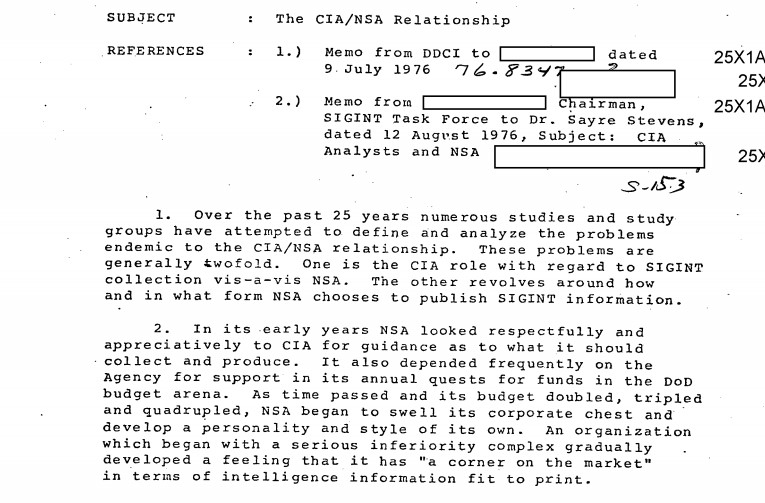 History of signals intelligence at the CIA – Open INT